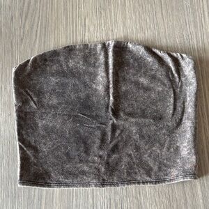 Wild Fable Brown Acid Wash Bandeau Tube Top Size M
